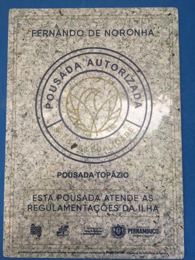 Pousada Topázio Fernando de Noronha Exterior foto